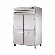 True STA2F-4HS-HC 54" Half Solid Doors 2-Section Freezer