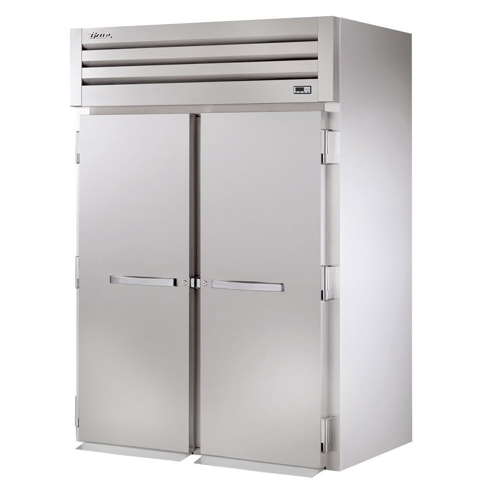 True STA2FRI-2S-HC 54" Solid Doors 2-Section Roll-In Freezer