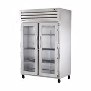 True STA2H-2G 54" Glass Doors 2-Section Heated Cabinet