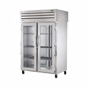 True STA2HPT-2G-2S 54" Glass Doors 2-Section Pass-Thru Heated Cabinet
