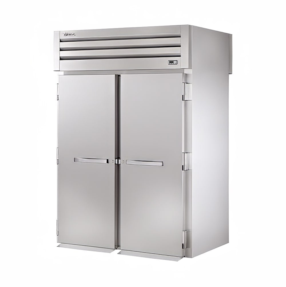 True STA2HRT-2S-2S 54" Solid Doors 2-Section Roll-Thru Heated Cabinet