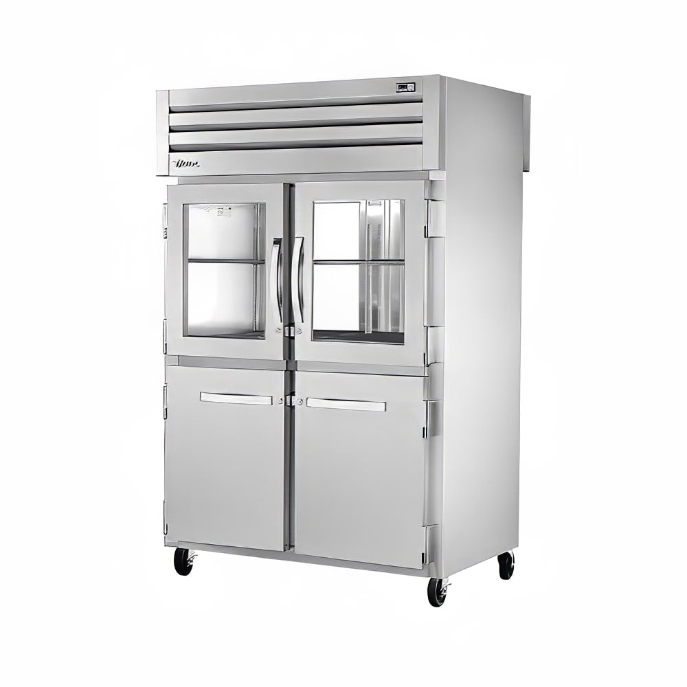 True STA2RPT-2HG/2HS-2G-HC 54" 2-Section Pass-Thru Refrigerator