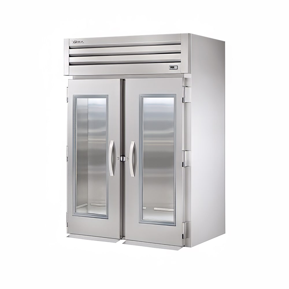 True STA2RRI-2G-HC 54" Glass Doors 2-Section Roll-In Refrigerator
