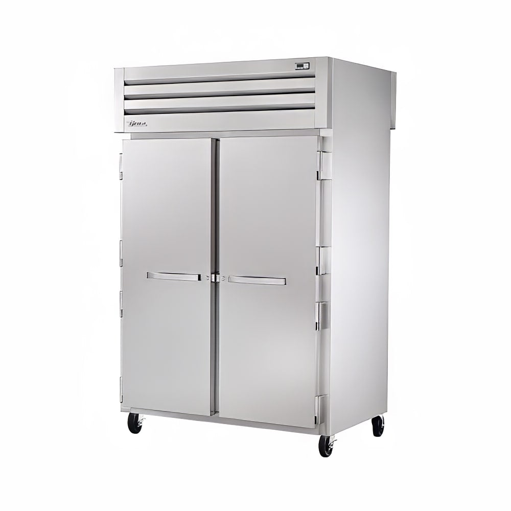 True STG2HPT-2S-2S 54" Solid Doors 2-Section Pass-Thru Heated Cabinet