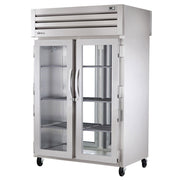 True STG2RPT-2G-2G-HC 54" Glass Doors 2-Section Pass-Thru Refrigerator