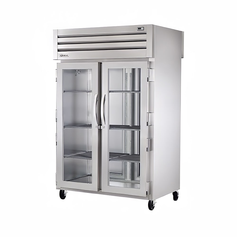 True STG2RPT-2G-2S-HC 54" Glass Doors 2-Section Pass-Thru Refrigerator