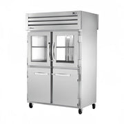 True STG2RPT-2HG/2HS-2G-HC 54" 2-Section Pass-Thru Refrigerator