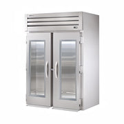 True STG2RRI-2G-HC 54" Glass Doors 2-Section Roll-In Refrigerator