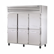 True STG3F-6HS-HC 78" Half Solid Doors 3-Section Freezer