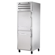 True STR1DT-2HS-HC 27" Half Solid Doors 1-Section Dual Temp Refrigerator/Freezer