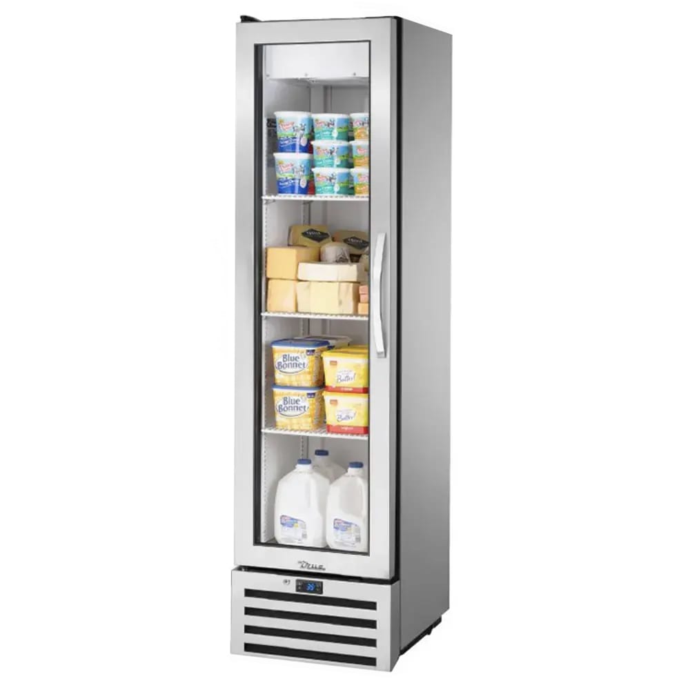 True T-11G-HC~FGD01 19" Glass Door 1-Section Freezer
