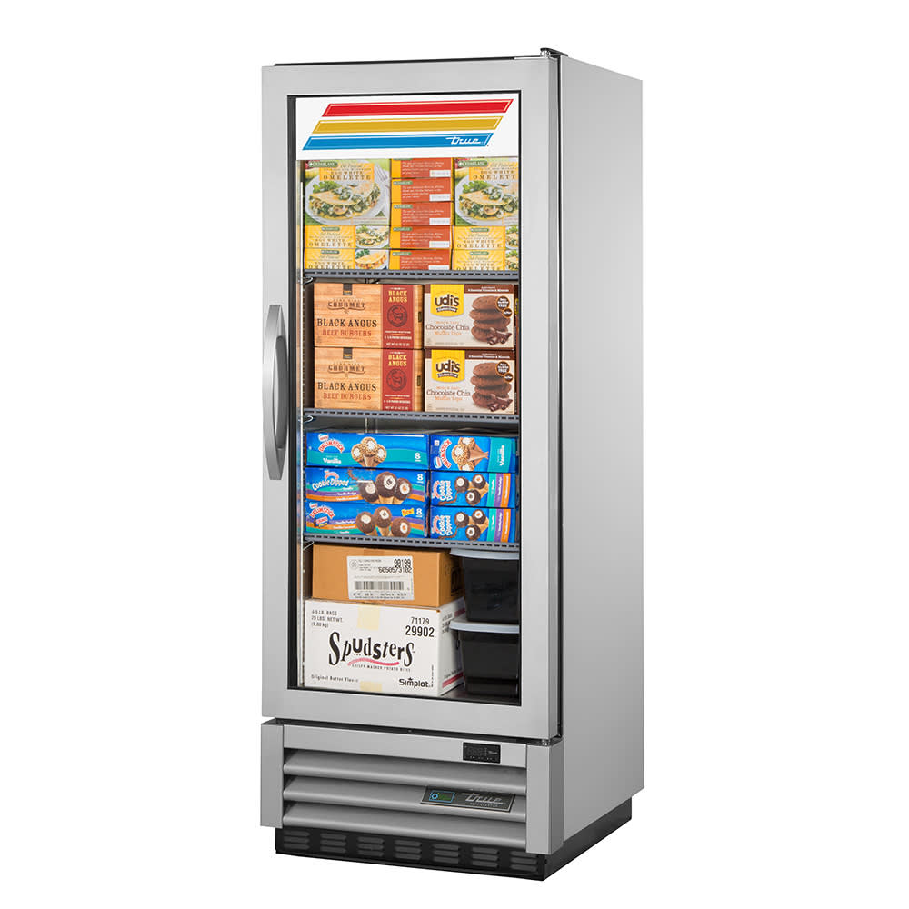 True T-12FG-HC~FGD01 24" Glass Door 1-Section Freezer