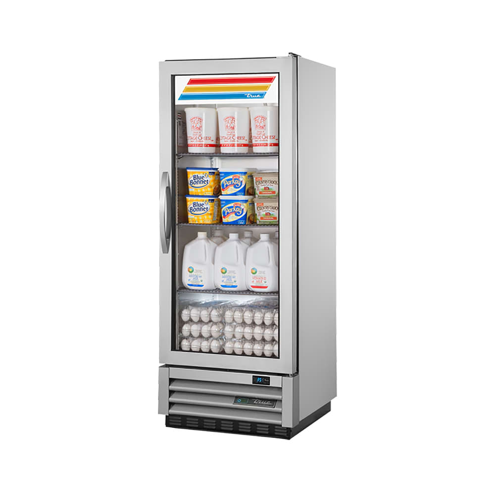 True T-12G-HC~FGD01 24" Glass Door 1-Section Freezer