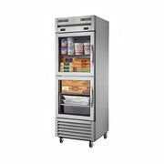 True T-23DT-G-HC~FGD01 27" Glass Door 1-Section Dual Temp Refrigerator/Freezer