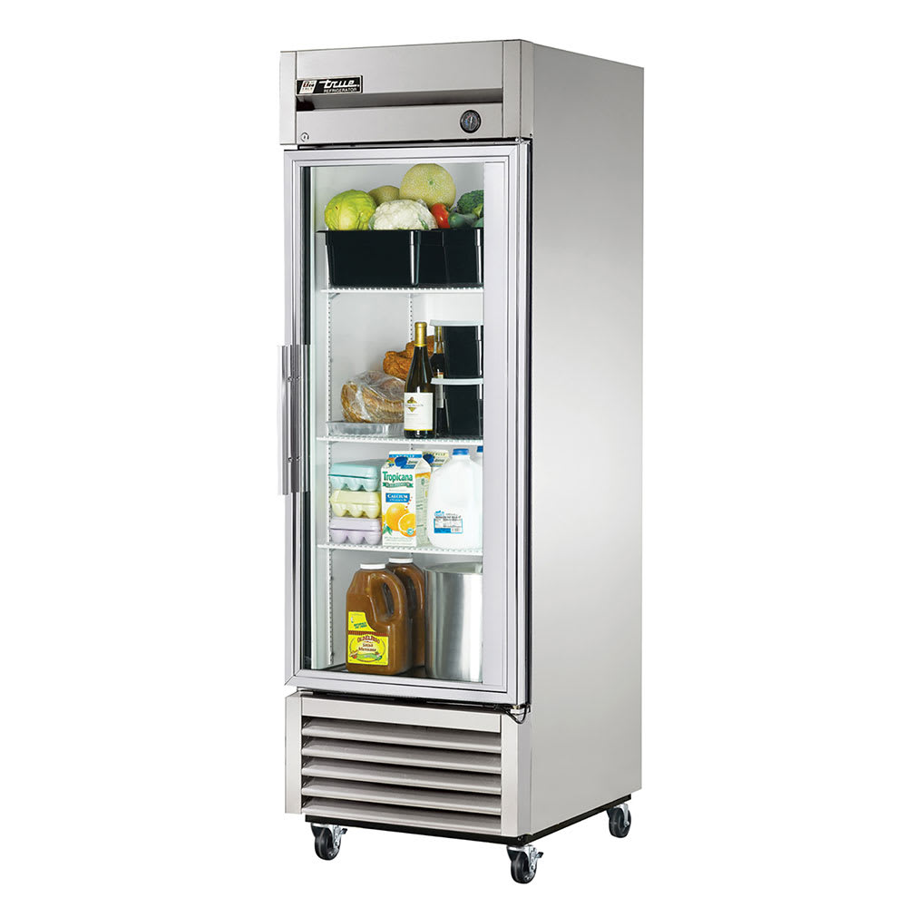 True T-23G-HC~FGD01 27" Glass Door 1-Section Freezer