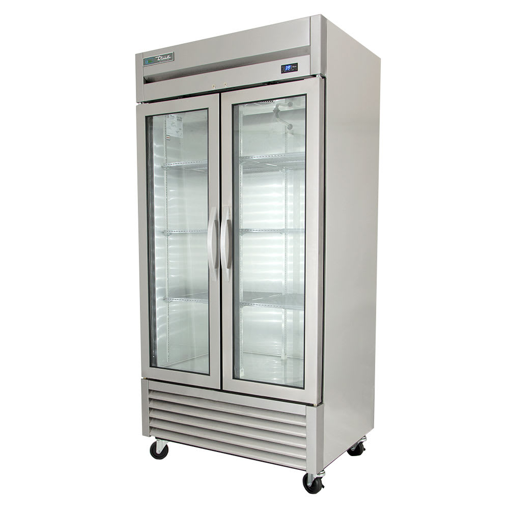 True T-35G-HC~FGD01 40" Glass Doors 2-Section Freezer
