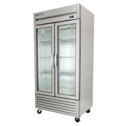 True T-35G-HC~FGD01 40" Glass Doors 2-Section Freezer