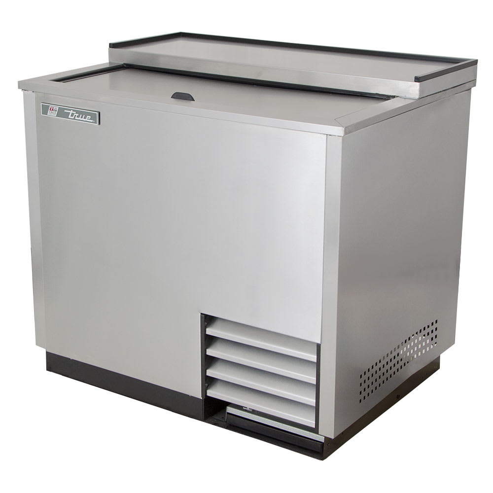 True T-36-GC-S-HC 36" Glass Doors 2-Section Refrigerator