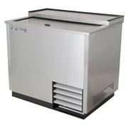 True T-36-GC-S-HC 36" Glass Doors 2-Section Refrigerator