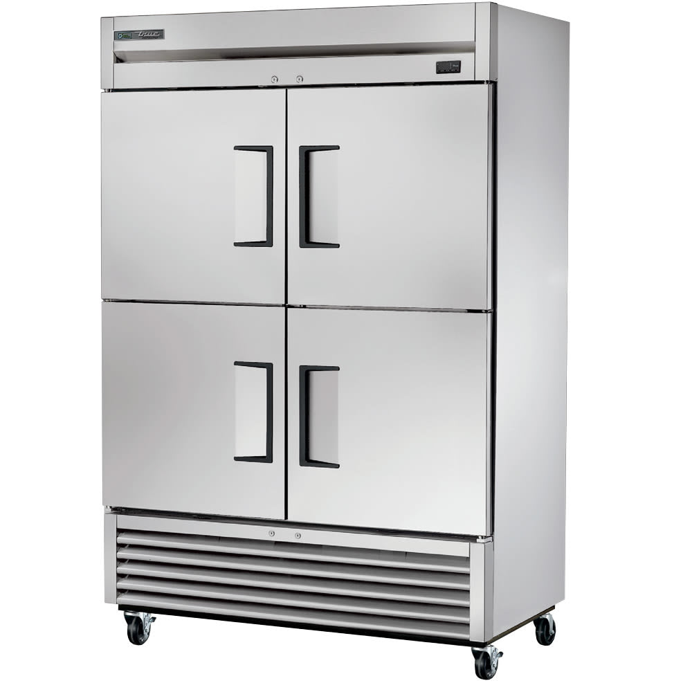 True T-49-4-HC 54" Solid Doors 2-Section Refrigerator