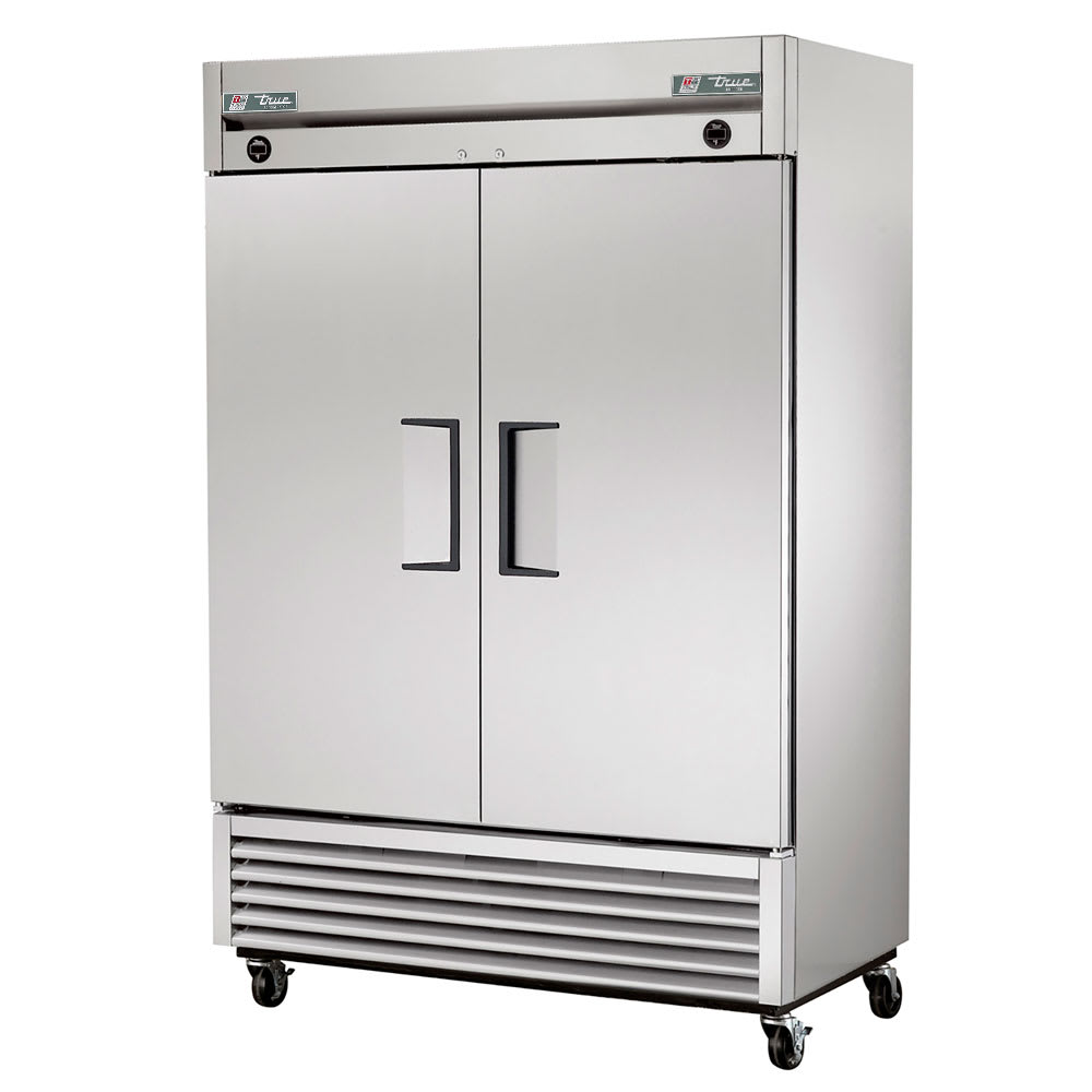True T-49DT-HC 54" Solid Doors 2-Section Dual Temp Refrigerator/Freezer