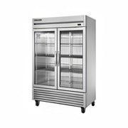 True T-49FG-FLX-HC~FGD01 54" Glass Doors 2-Section Freezer