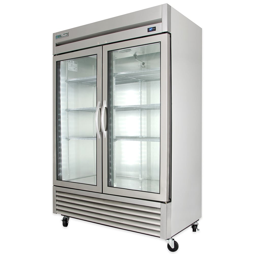 True T-49G-HC~FGD01 54" Glass Doors 2-Section Freezer