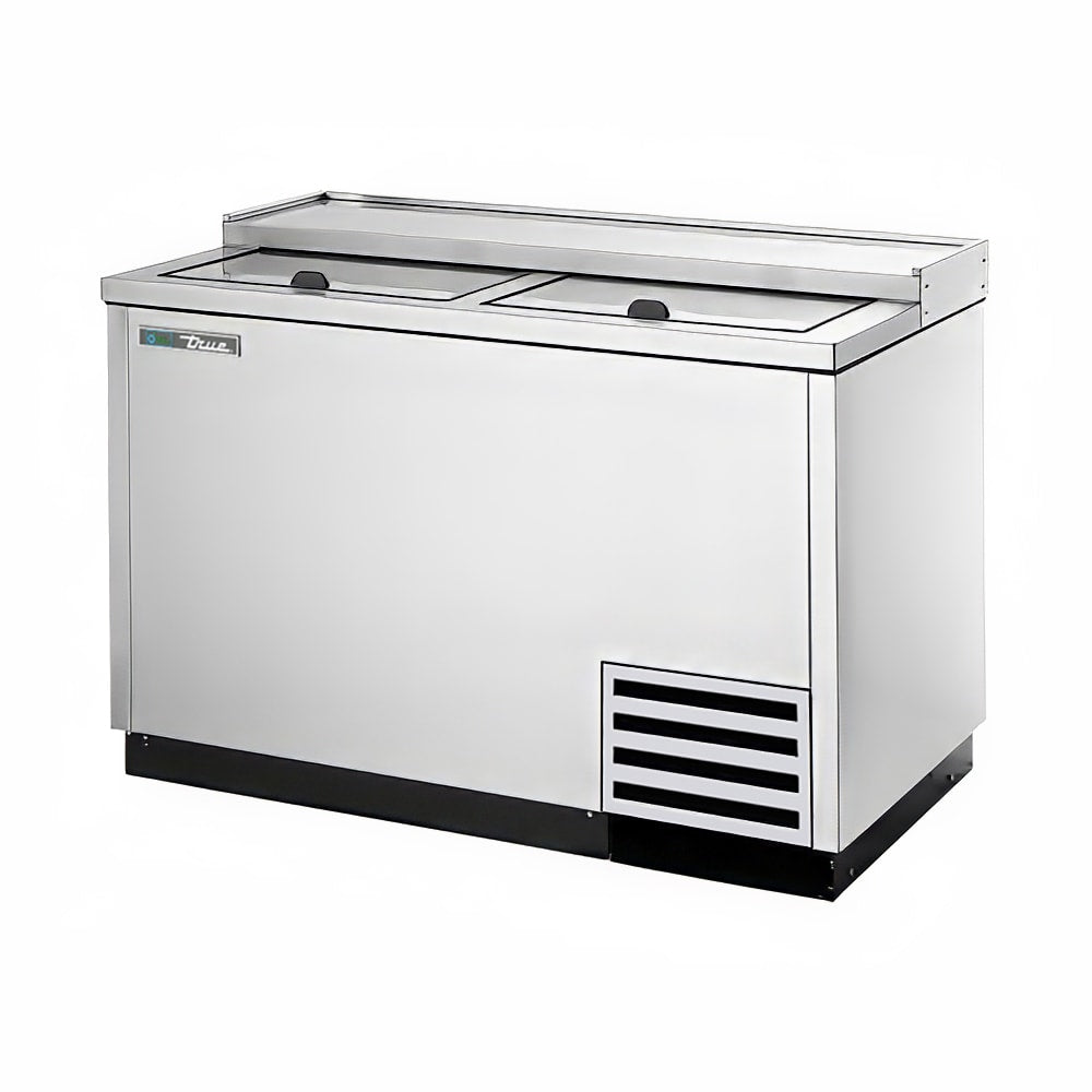True T-50-GC-S-HC 50" Glass Doors 2-Section Refrigerator