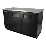 True TBB-2-HC 59" 2-Section Solid Doors Back Bar Cooler