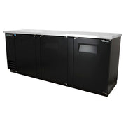 True TBB-4-HC 90" 4-Section Solid Doors Back Bar Cooler