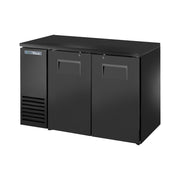 True TBB24-48-2S-Z1-BST-B-1 48" Solid Doors Back Bar Cooler