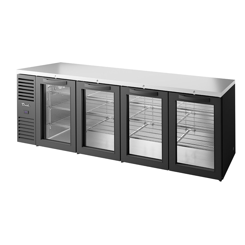 True TBR108-RISZ1-L-B-GGGG-1 108" Back Bar Refrigerator