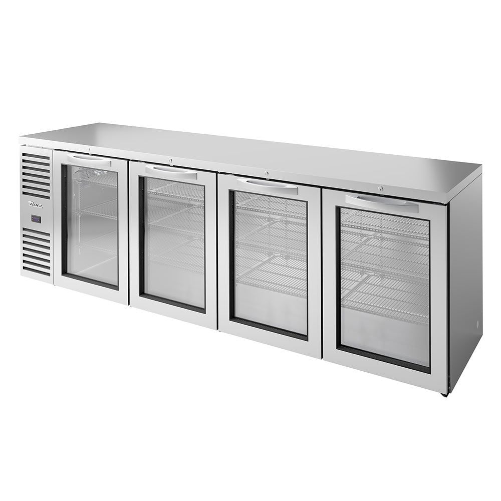 True TBR108-RISZ1-L-S-GGGG-1 108" Back Bar Refrigerator