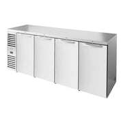 True TBR108-RISZ1-L-S-SSSS-1 108" Back Bar Refrigerator