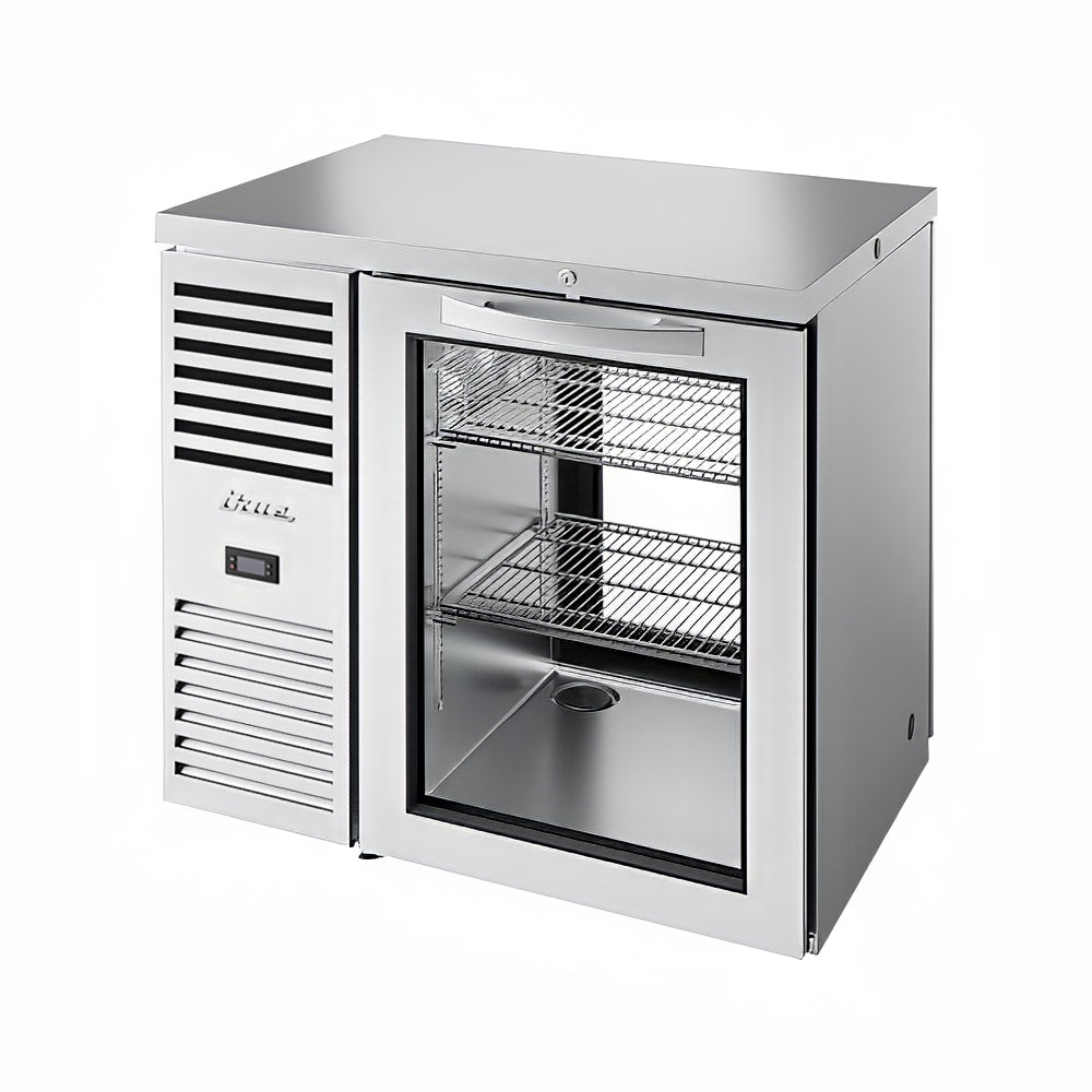 True TBR36-PTSZ1-L-S-G-G-1 36" Back Bar Refrigerator