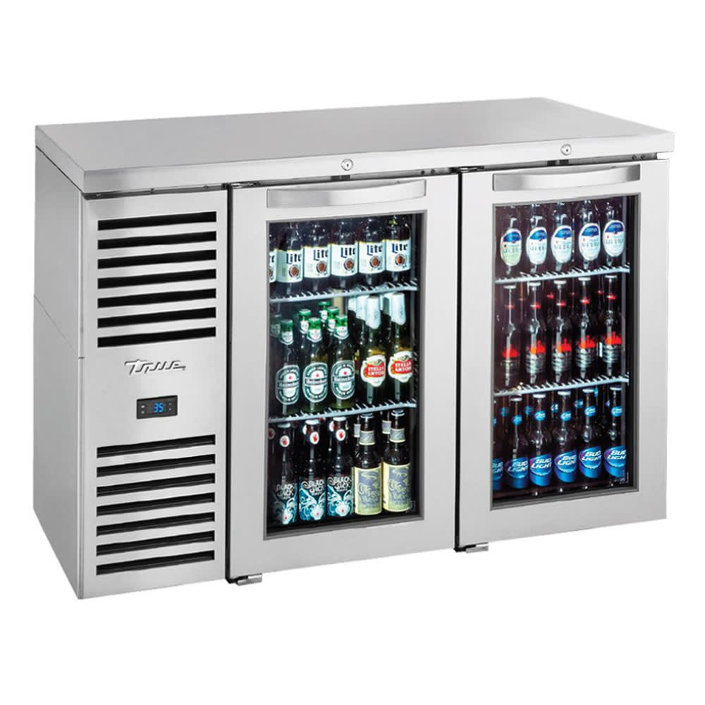 True TBR48-RISZ1-L-S-GG-1 48" Back Bar Refrigerator