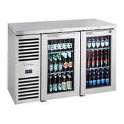 True TBR52-RISZ1-L-S-GG-1 52" Back Bar Refrigerator