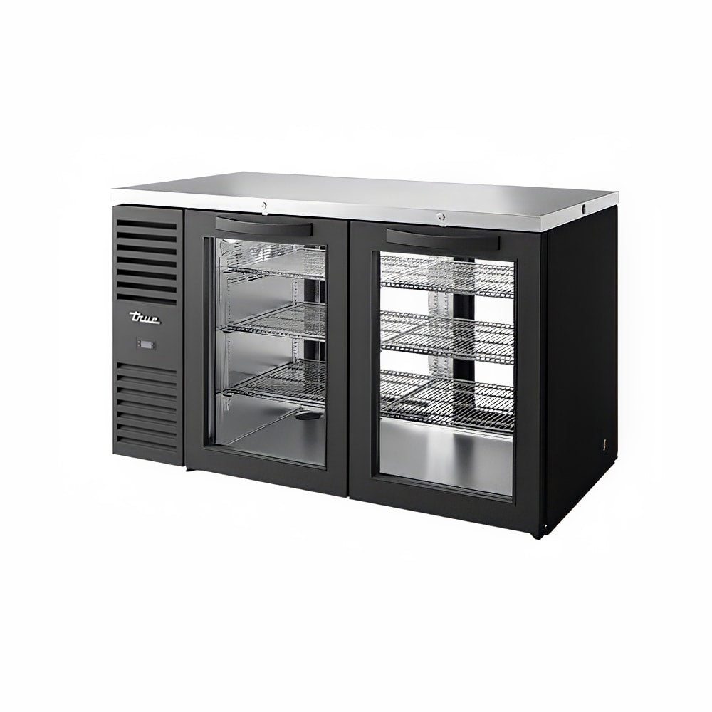 True TBR60-PTSZ1-L-B-GG-GG-1 60" Back Bar Refrigerator
