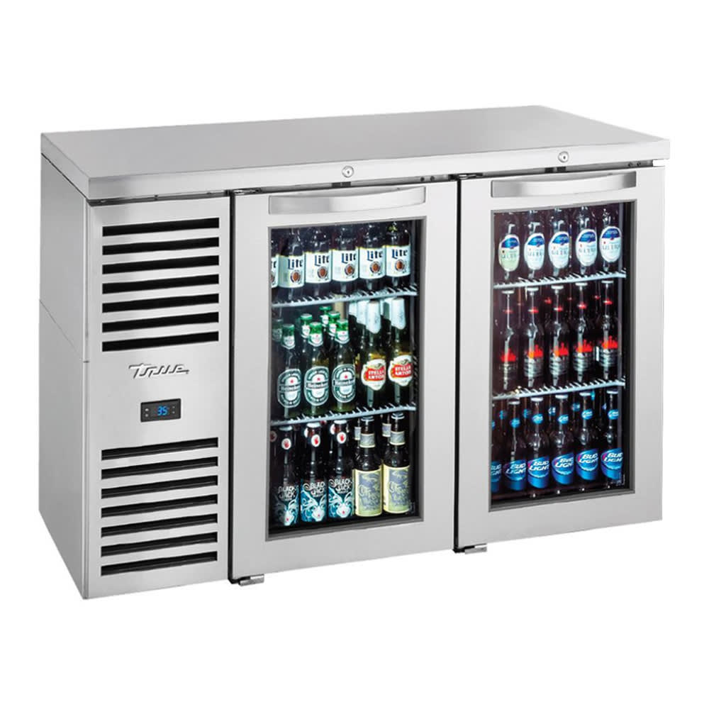 True TBR60-RISZ1-L-S-GG-1 60" Back Bar Refrigerator