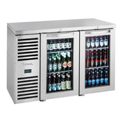 True TBR60-RISZ1-L-S-GG-1 60" Back Bar Refrigerator