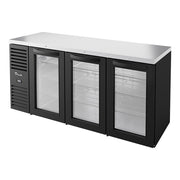 True TBR72-RISZ1-L-B-GGG-1 72" Back Bar Refrigerator