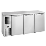 True TBR72-RISZ1-L-S-SSS-1 72" Back Bar Refrigerator