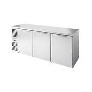 True TBR84-PTSZ1-L-S-SSS-SSS-1 84" Back Bar Refrigerator