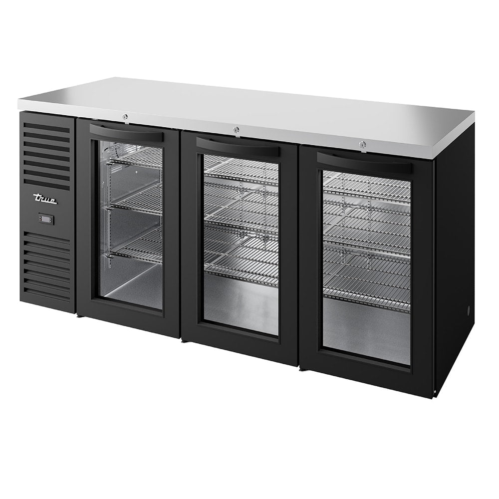 True TBR84-RISZ1-L-B-GGG-1 84" Back Bar Refrigerator
