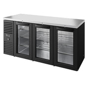 True TBR84-RISZ1-L-B-GGG-1 84" Back Bar Refrigerator