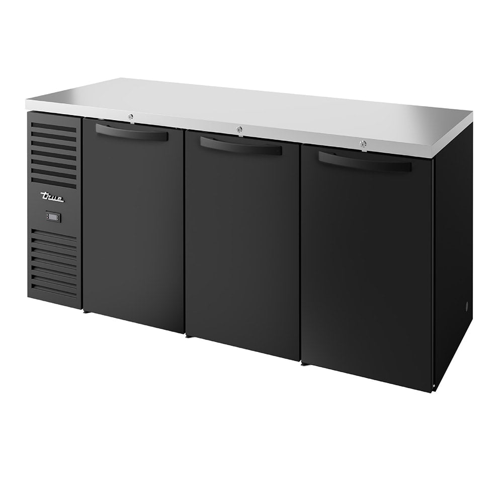 True TBR84-RISZ1-L-B-SSS-1 84" Back Bar Refrigerator