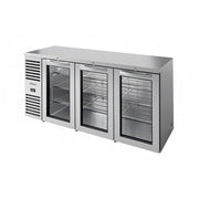 True TBR84-RISZ1-L-S-GGG-1 84" Back Bar Refrigerator