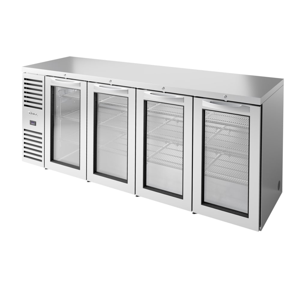 True TBR92-RISZ1-L-S-GGGG-1 92" Back Bar Refrigerator