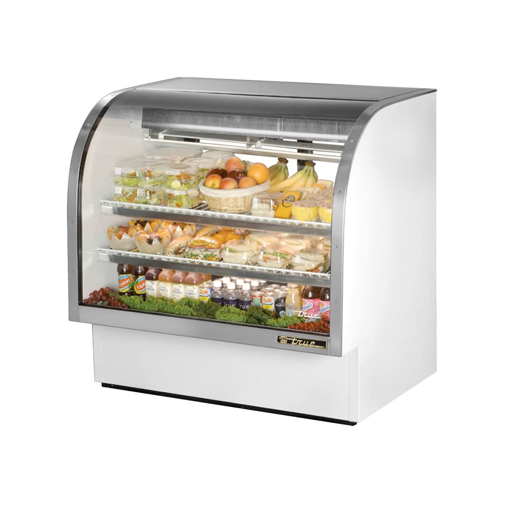True TCGG-48-HC-LD 48" Full Service Deli Case with Curved Glass