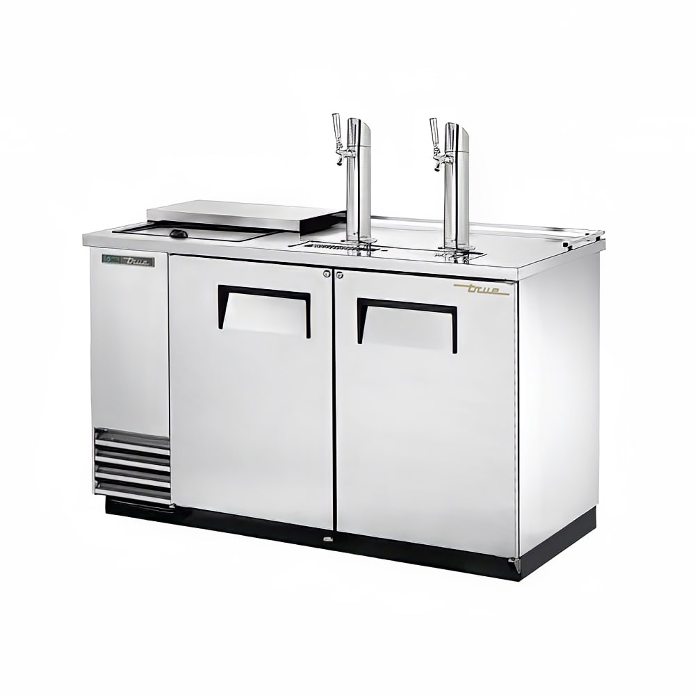 True TDD-2CT-S-HC 59" 2-Keg Beer Dispenser